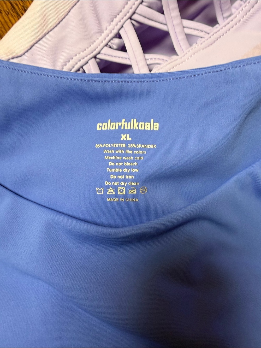 ColorfulKoala High Neck Cropped Tank - Picture 3 of 4